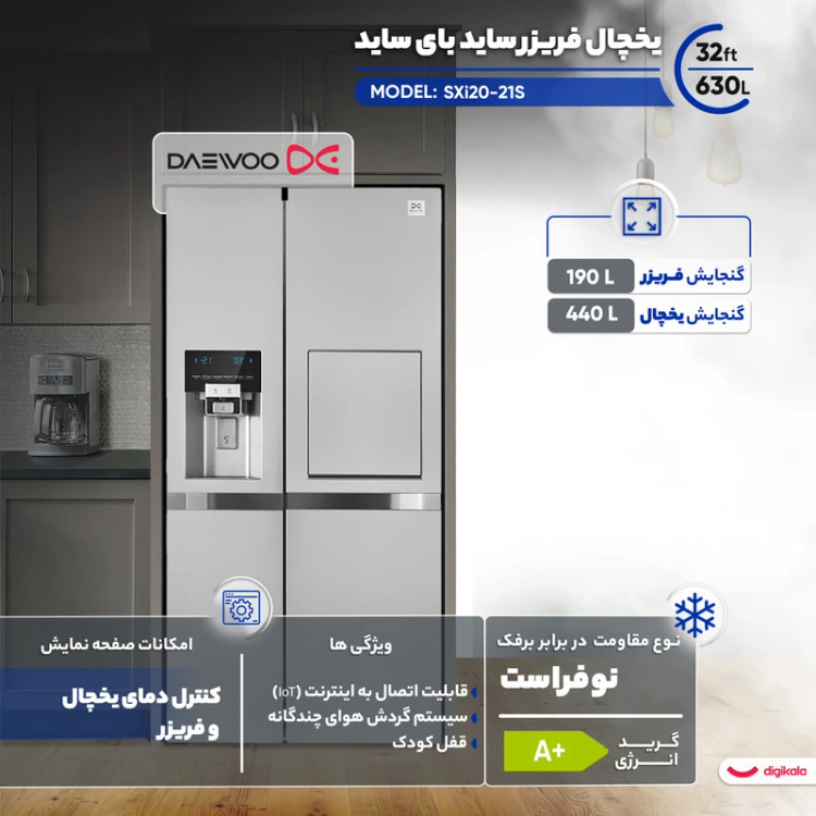 ساید بای ساید دوو SXi20-21