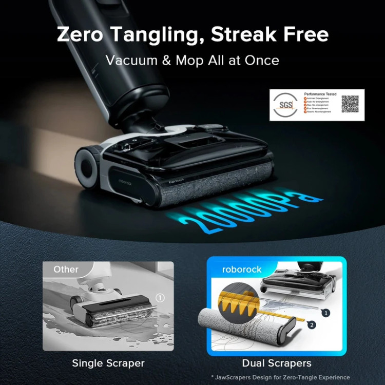 جاروشارژی و بخارشوی روبوراک مدل A30 PRO STEAM COMBO