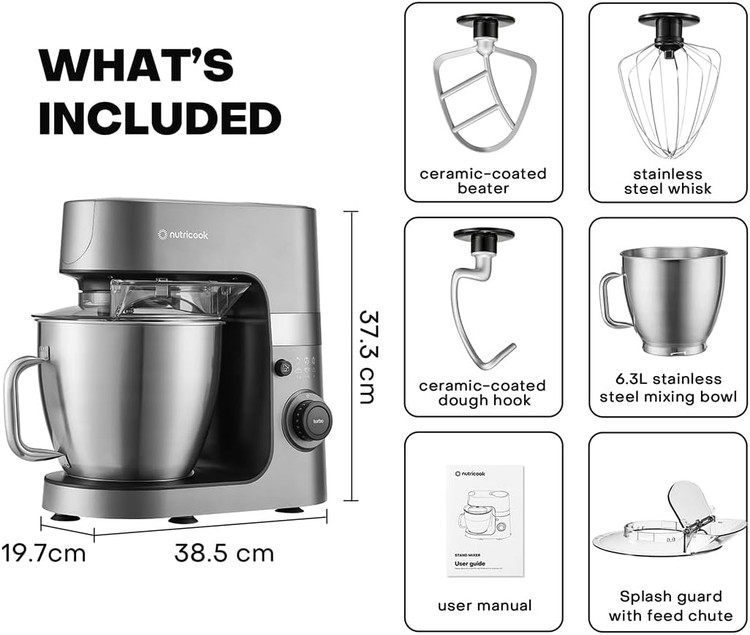 همزن کاسه دار نوتریکوک مدل NC-SM330