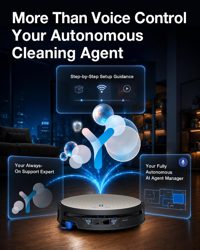 جارو رباتیک اکووکس مدل DEEBOT X12S OmniCyclone