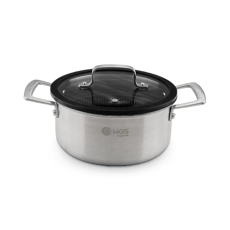 قابلمه ام جی اس استیل کف لیزری مدل PS3121 سایز 20